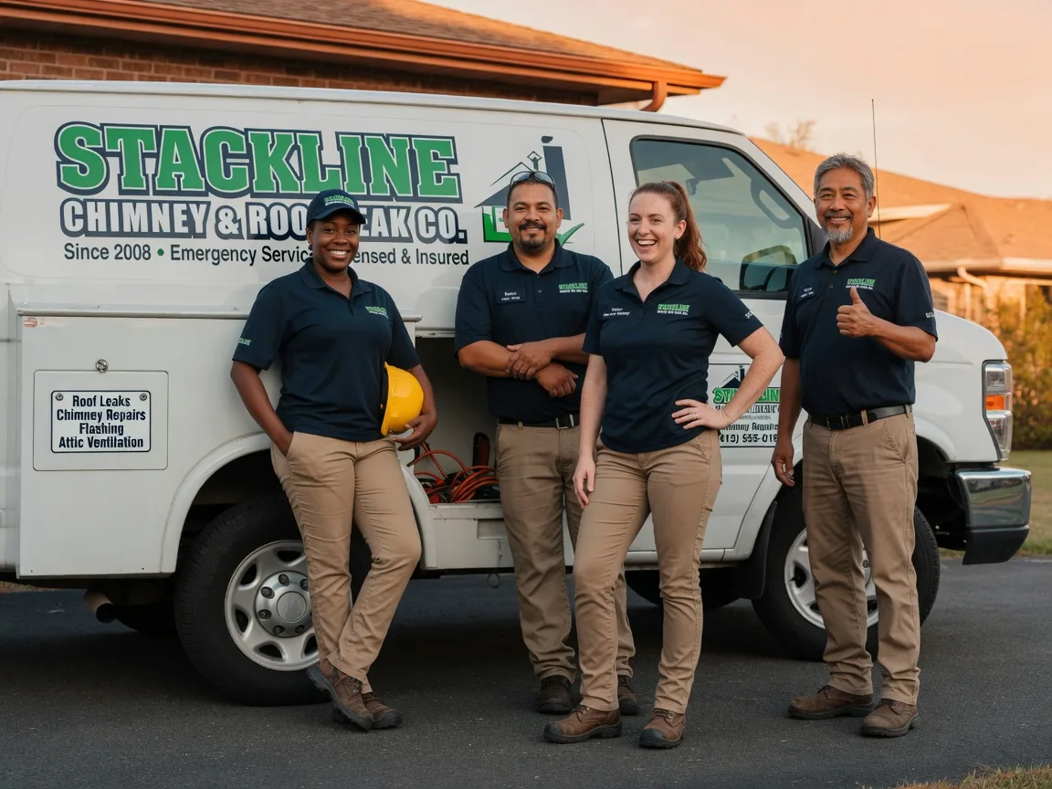 Chimney flashing repair company in Santa Anna, TX